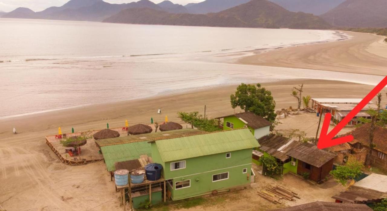 827 Chale Pe Na Areia, Completo Na Praia Do Estaleiro Em Ubatuba - 1 Dormitorio, 1 Banheiro, 1 Vaga De Garagem Экстерьер фото